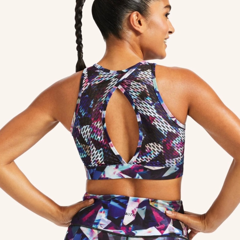 Peloton Jewels in Space High Neck Bra